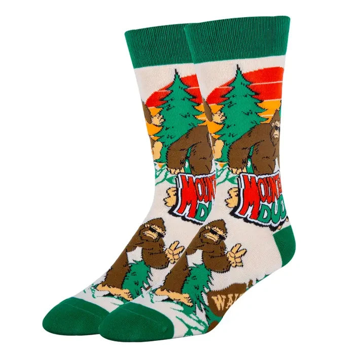 Bigfoot Novelty Crew Socks