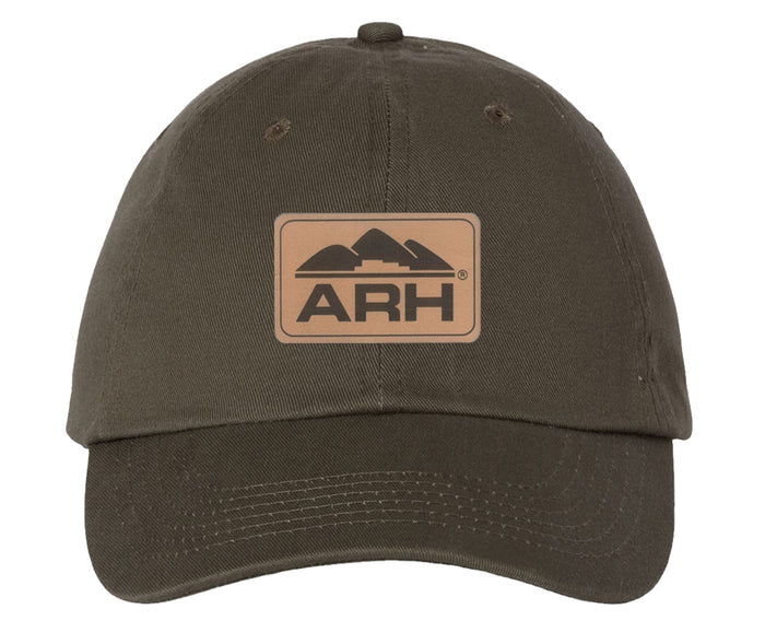 Bio-Washed Classic Dad Hat with Leather Patch