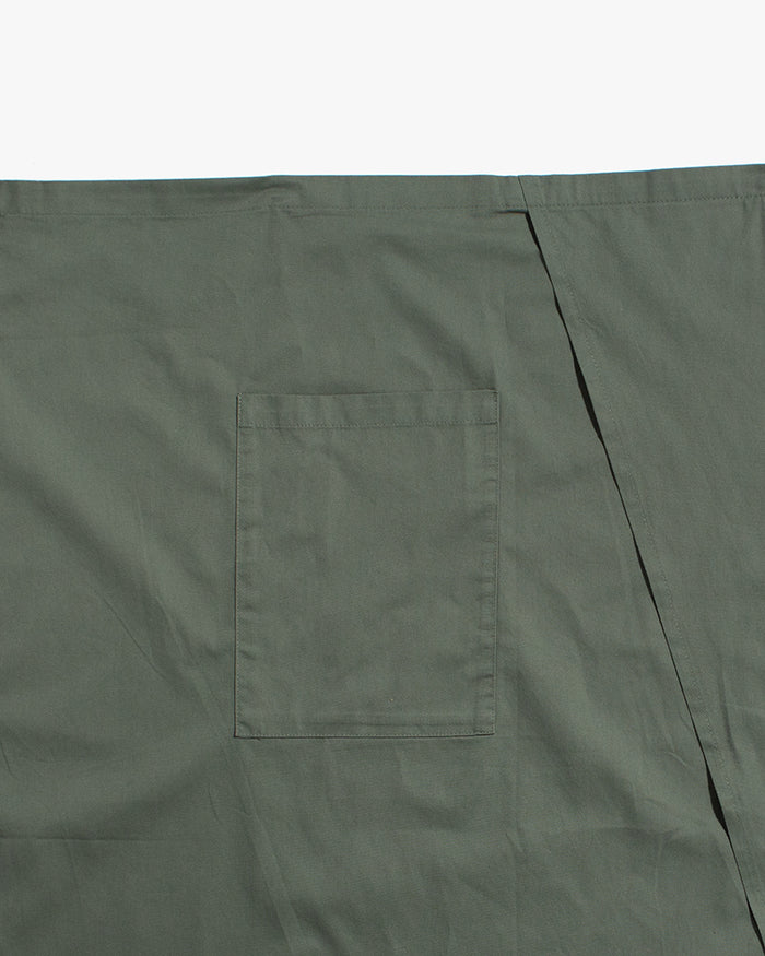 Bisque Whimsy Waist Wrap Apron - Sage
