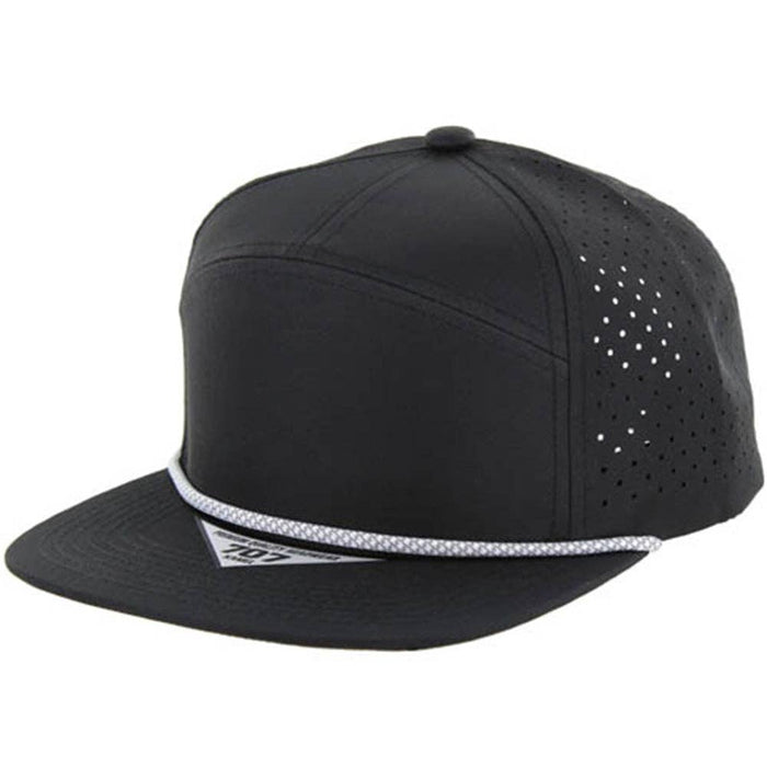 BLANK 7 PANEL HYDRO WITH ROPE SNAPBACK CAP - Premium hat from Zion Brand - Just $14! Shop now at Pat's Monograms