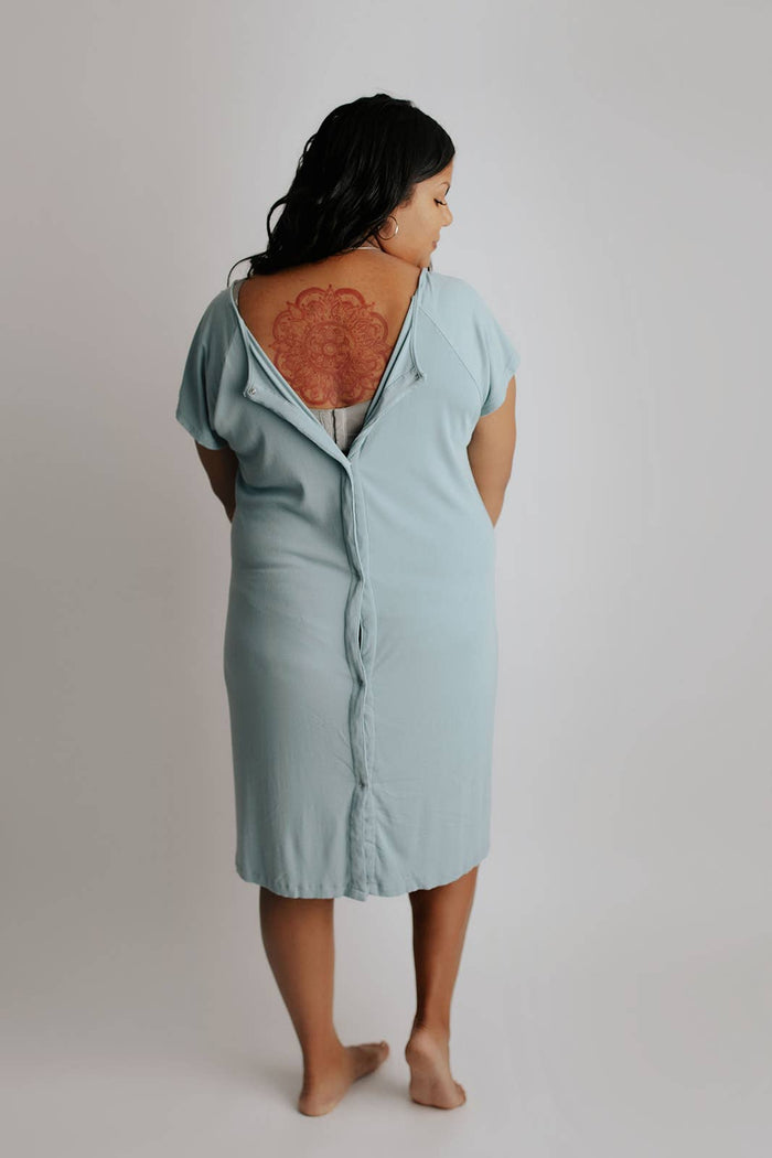 Blue Bird Maternity Mommy Labor and Delivery/ Nursing Gown - Premium Maternity Clothing from Three Little Tots - Just $36.95! Shop now at Pat's Monograms