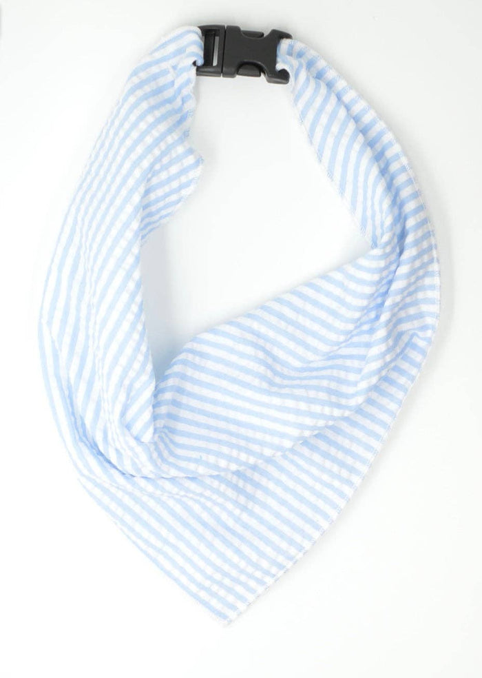 Blue Seersucker Scarf - Premium Pet Accessories from Dog Collar World - Just $9! Shop now at Pat's Monograms