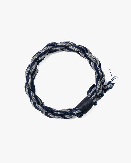 Boet x Kiriko Bracelet, Indigo and White Shima