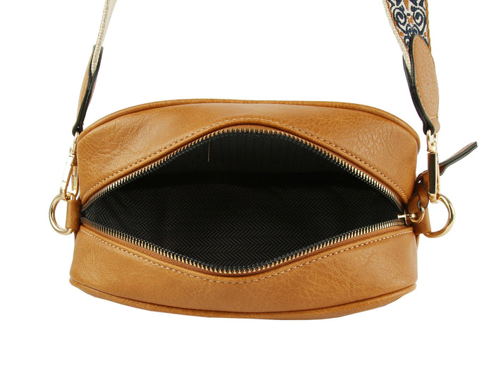 Boho Guitar Strap Women's Crossbody Bag - Premium Bags and Totes from MiMi Wholesale - Just $29.87! Shop now at Pat's Monograms