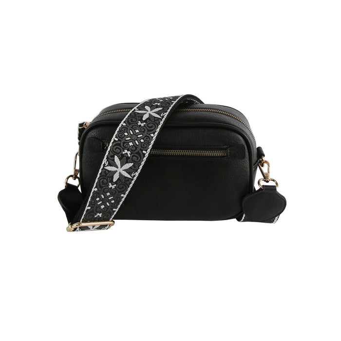 Boho Guitar Strap Women's Crossbody Bag - Premium Bags and Totes from MiMi Wholesale - Just $29.87! Shop now at Pat's Monograms