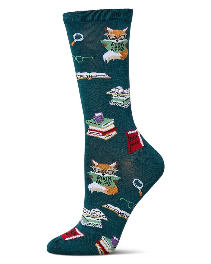 Book Nerd Bamboo Crew - Premium Socks from Infinity Classics International Inc. - Just $9.95! Shop now at Pat's Monograms