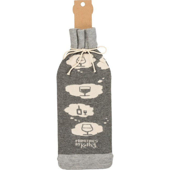 Bottle Sock - Good Idea - Premium wine accessories from Primitives by Kathy - Just $5.95! Shop now at Pat's Monograms