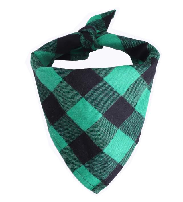 Buffalo Plaid Dog Bandana - Premium Dog Bandana from Pat's Monograms - Just $12.00! Shop now at Pat's Monograms