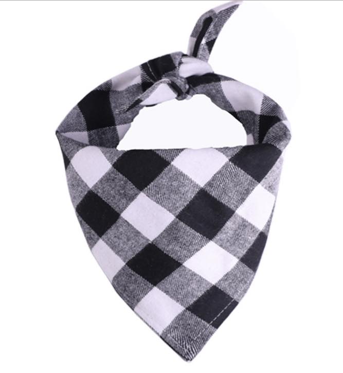 Buffalo Plaid Dog Bandana - Premium Dog Bandana from Pat's Monograms - Just $12.00! Shop now at Pat's Monograms