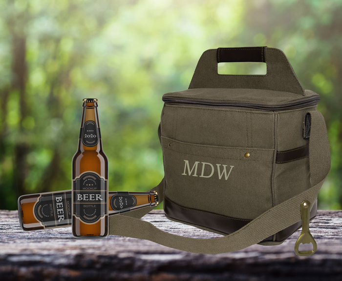 Canvas Insulated Beer Cooler Tote - Premium Bags and Totes from Rothco - Just $28.95! Shop now at Pat's Monograms