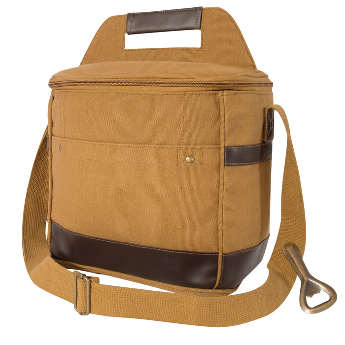 Canvas Insulated Beer Cooler Tote - Premium Bags and Totes from Rothco - Just $28.95! Shop now at Pat's Monograms