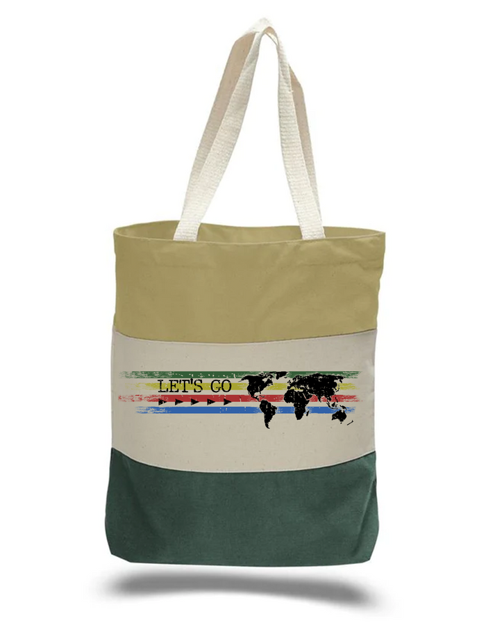 Canvas Tote Bag-Multiple Color Options