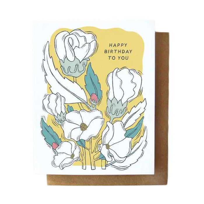 Card - Birthday - Rose of Sharon by Root and Branch Paper Co.