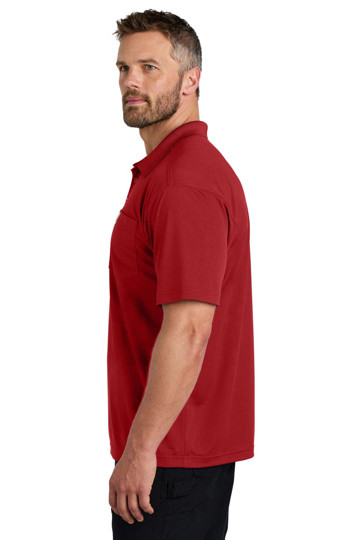 Carhartt Force® Snag-Resistant Pocket Polo - CT106880 - Premium Workwear from Carhartt - Just $45.95! Shop now at Pat's Monograms