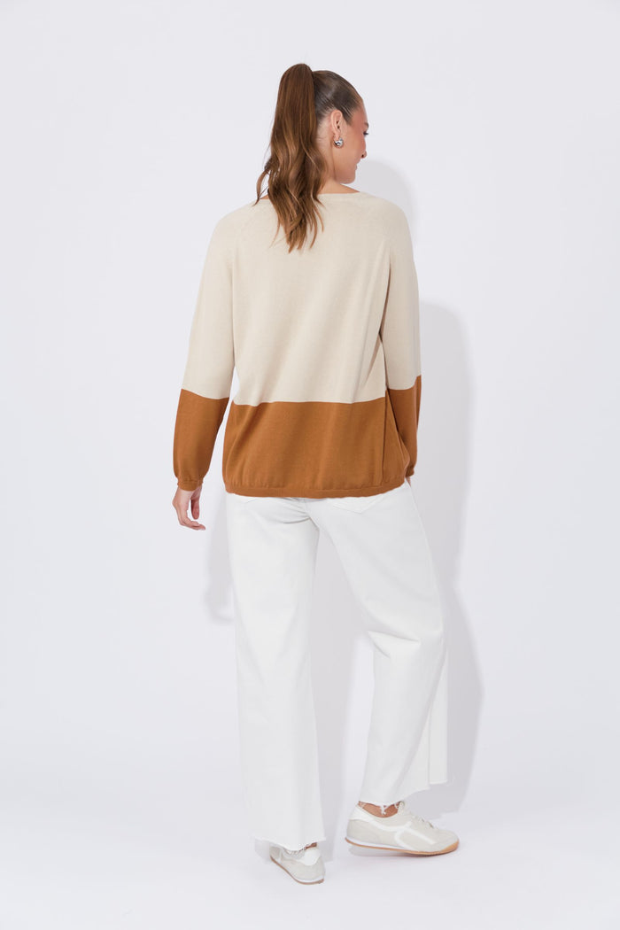 Casablanca Block Knit (Sand/Dune)
