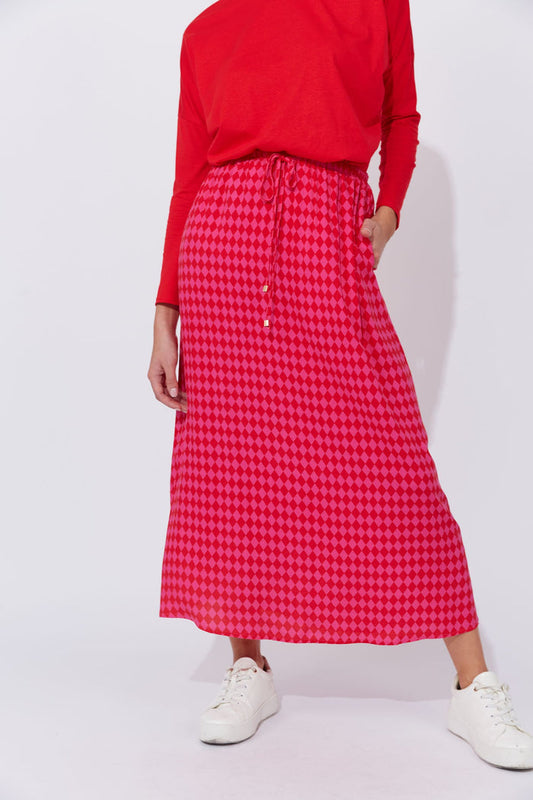 Casablanca Skirt (Chilli/Pink)