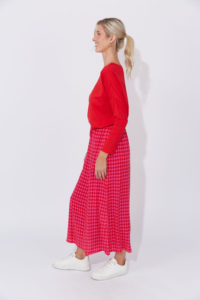 Casablanca Skirt (Chilli/Pink)