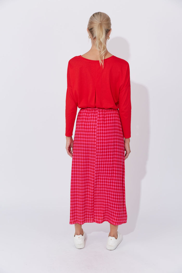 Casablanca Skirt (Chilli/Pink)