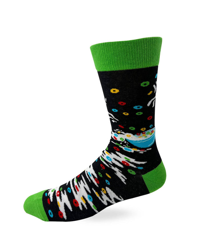 Cereal Killer Men's Novelty Crew Socks - Premium Socks from Fabdaz - Just $11.95! Shop now at Pat's Monograms