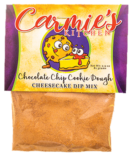 Chocolate Chip Cookie Dough Cheesecake Dip - Premium Dips & Spreads from Carmie's Kitchen - Just $5! Shop now at Pat's Monograms