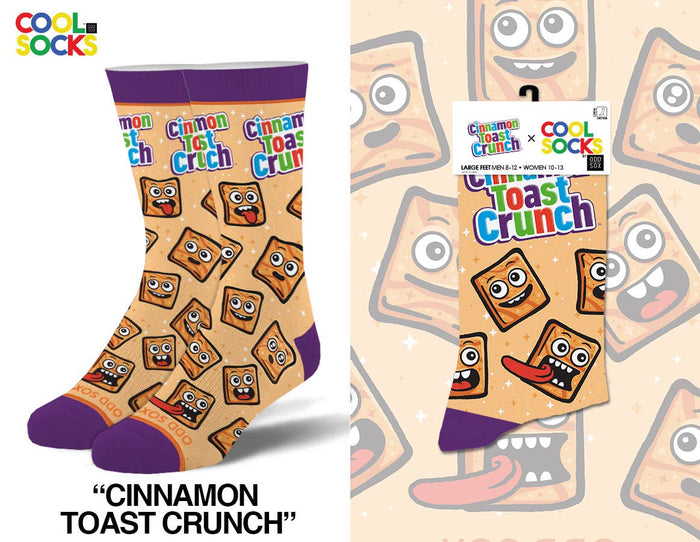 Cinnamon Toast Crunch - Premium Socks from Cool Socks - Just $13.95! Shop now at Pat's Monograms