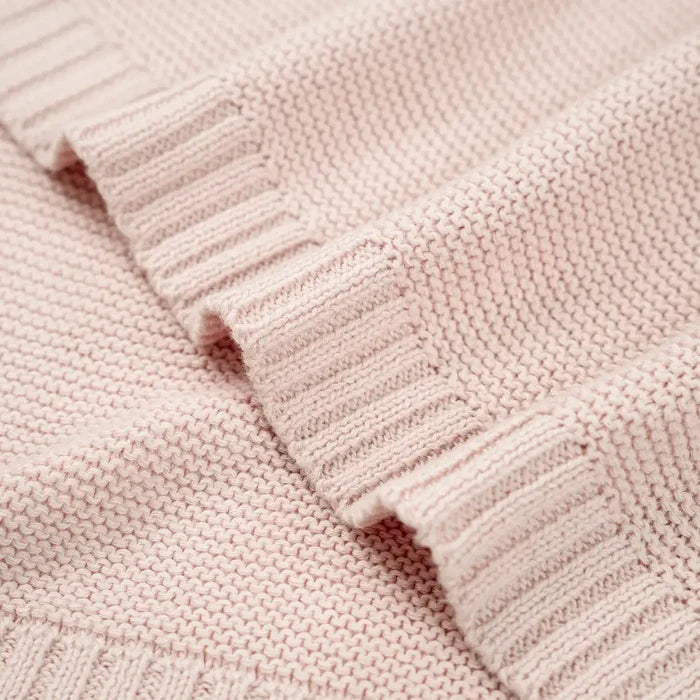Classic Knit Baby Blanket - 100% Cotton Shima Seiki Knitting - Premium Baby Blanket from SwaddleAn - Just $38.95! Shop now at Pat's Monograms