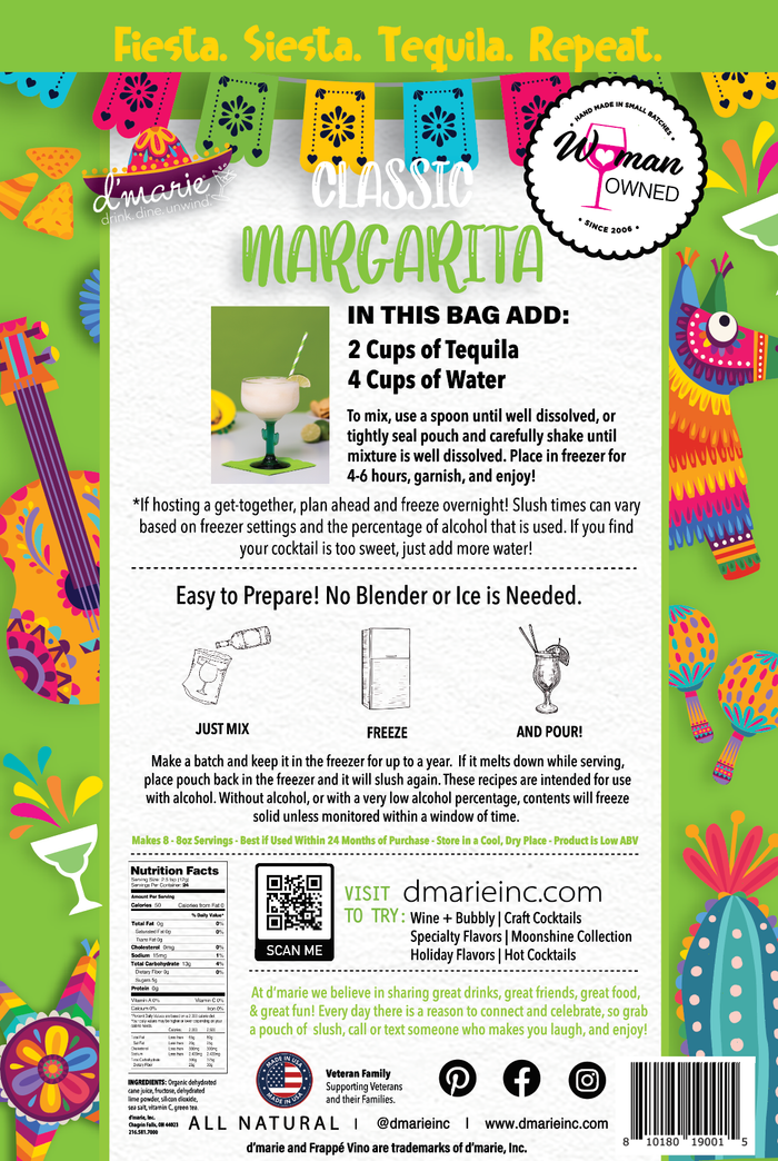 Classic Margarita - Ready-To-Freeze Cocktail
