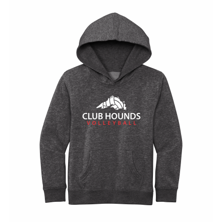 Club Hounds - YOUTH District® V.I.T.™ Fleece Hoodie DT6100Y with full front logo