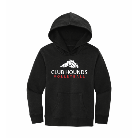 Club Hounds - YOUTH District® V.I.T.™ Fleece Hoodie DT6100Y with full front logo