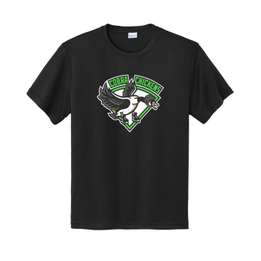 Cobra Chickens AAA - Youth and Adult Sport-Tek Competitor Tee with full front heat transfer logo