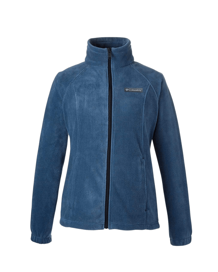 Columbia Navy / XS Custom Columbia Ladies Benton Springs Full-Zip Fleece - Corporate Gifts