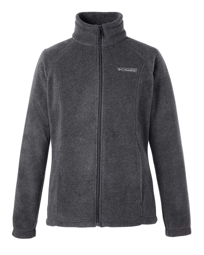 Charcoal Heather / XS Custom Columbia Ladies Benton Springs Full-Zip Fleece - Corporate Gifts
