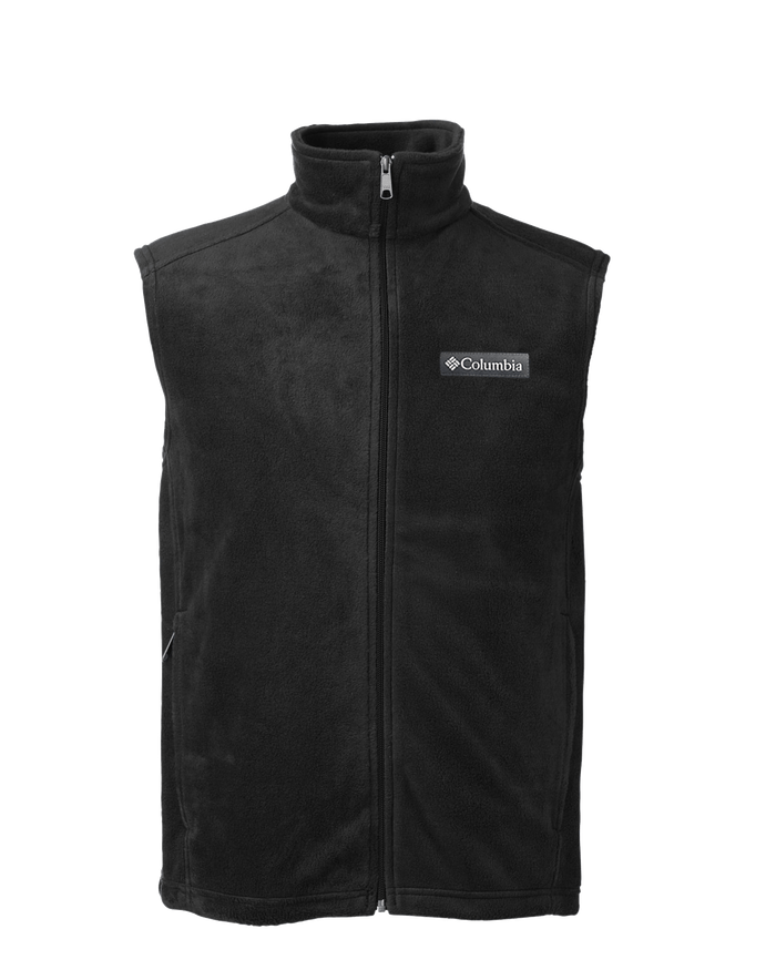 Black / SM Custom Columbia Steens Mountain Fleece Vest - Corporate Gifts