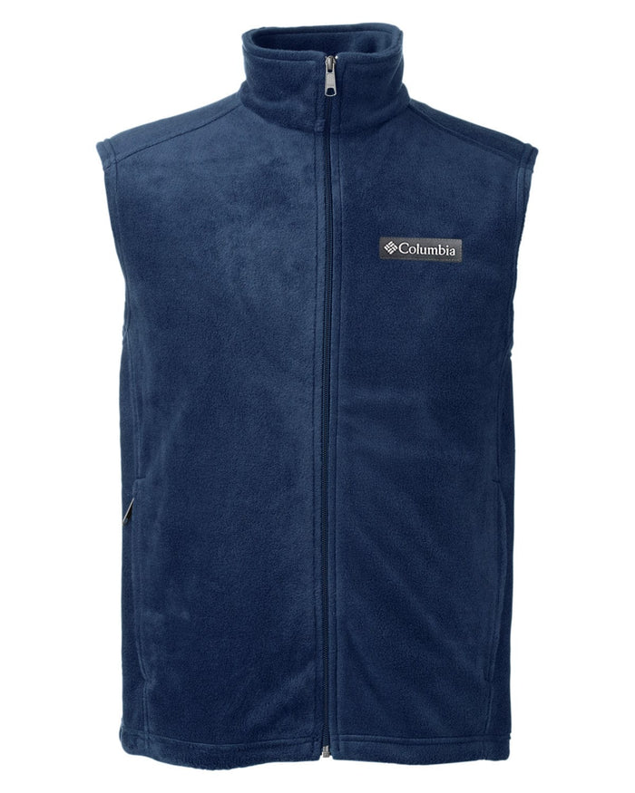 Collegiate Navy / SM Custom Columbia Steens Mountain Fleece Vest - Corporate Gifts