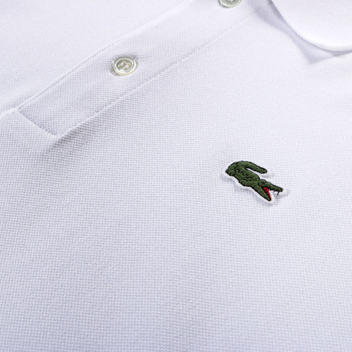 COMME DES GARCONS SHIRT T015 LACOSTE TWISTED POLO WHITE