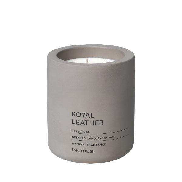 Royal Leather Custom Concrete Candle - Corporate Gifts
