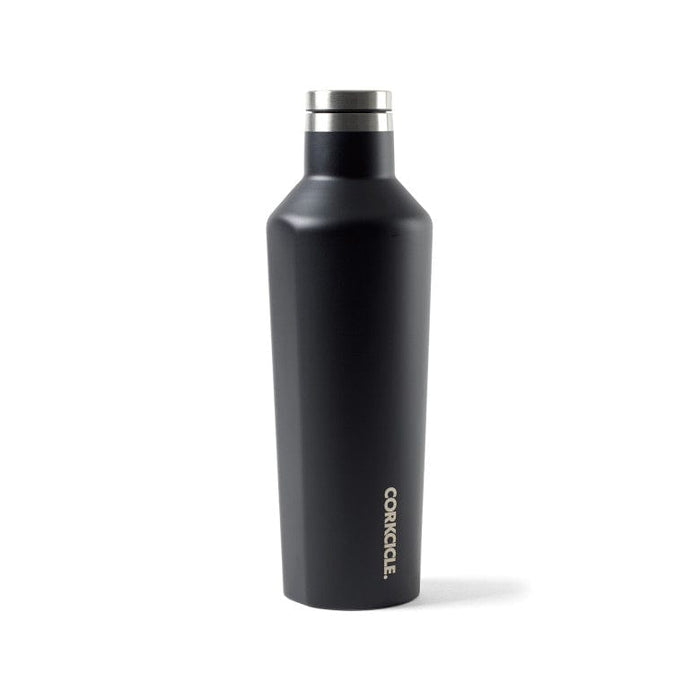 Matte Black Custom Corkcicle Canteen - 16oz - Corporate Gifts