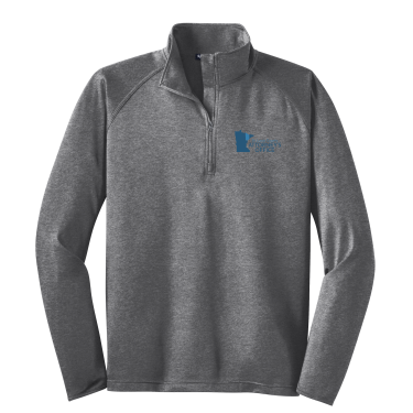 County Attorney's Office - Sport-Tek® Sport-Wick® Stretch 1/4-Zip Pullover ST850 with embroidered logo