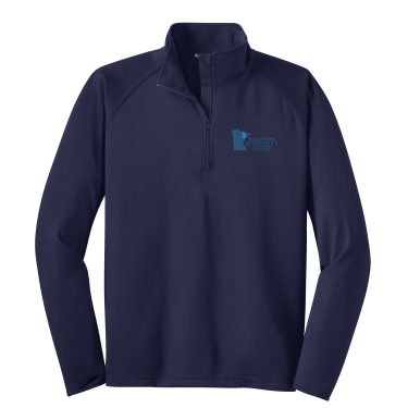 County Attorney's Office - Sport-Tek® Sport-Wick® Stretch 1/4-Zip Pullover ST850 with embroidered logo