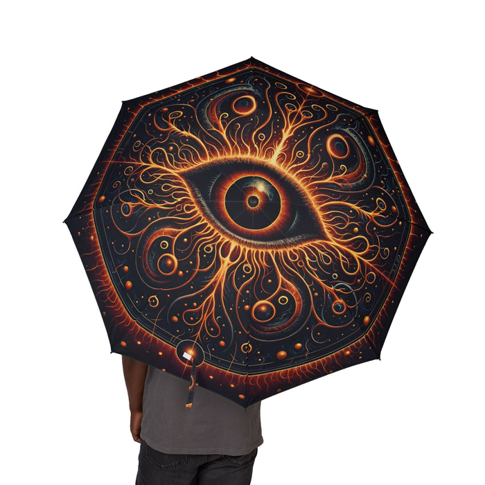 Crawling Chaos Carnival Semi-Automatic Foldable Umbrella