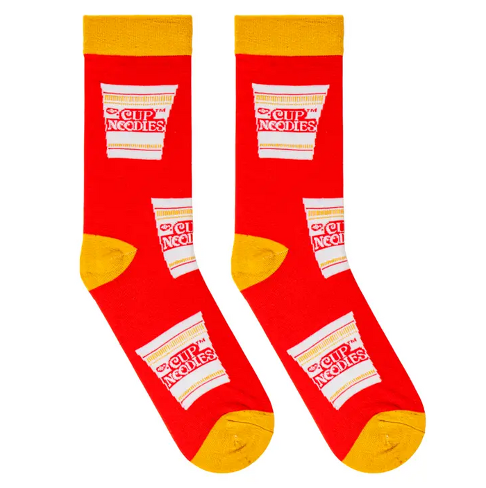 Cup Noodles Crew Socks - Premium Socks from Crazy Socks - Just $8! Shop now at Pat's Monograms