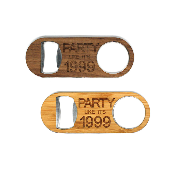Customizable Wooden Keychain Bottle Opener - Premium barware from WUDN Handcrafted - Just $11! Shop now at Pat's Monograms