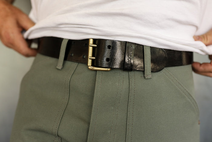 DANKO LEATHER BELT - BLACK