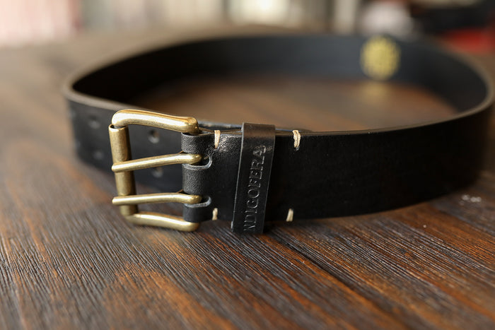 DANKO LEATHER BELT - BLACK