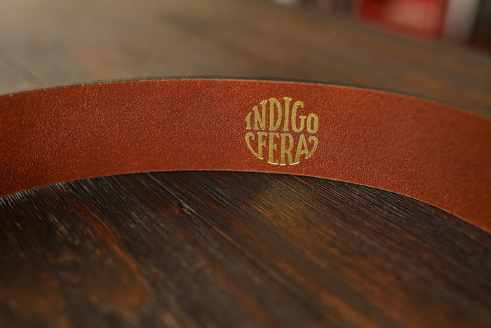 Danko Leather Belt - Light Brown