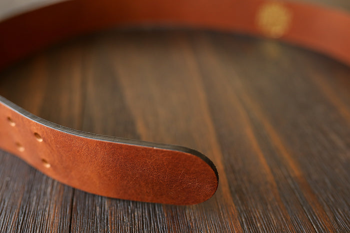 Danko Leather Belt - Light Brown