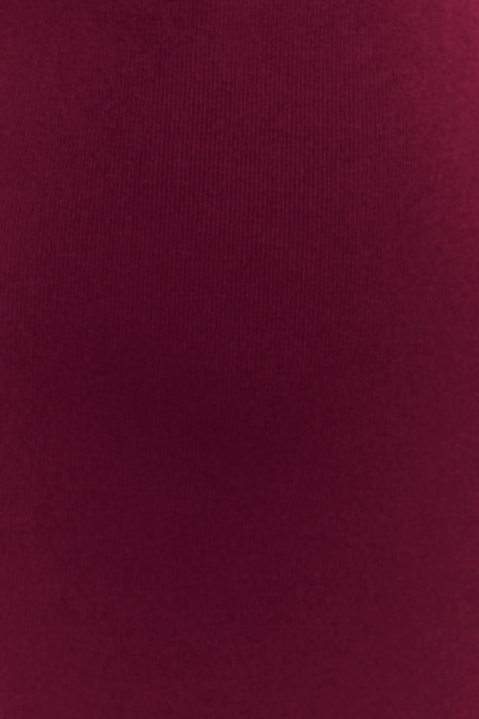 Darby Knit Scarf Maxi Dress - Merlot