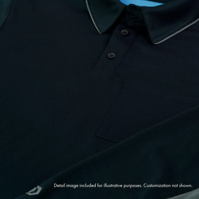 Davis BFX MLB Homage V2 Side Panel LS Black Umpire Shirt (Little League)