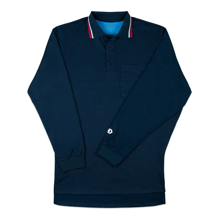Davis BFX Traditional LS Navy Umpire Shirt