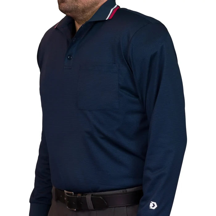 Davis BFX Traditional LS Navy Umpire Shirt